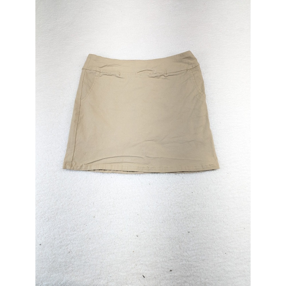 Izod Golf Women's Khaki Golf‎ Athletic Sports Skirt 6